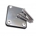 Electric Guitar Bass Neck Plate Guitar Neck Joint Board Silver