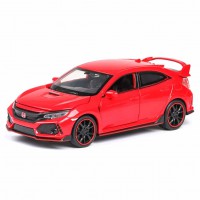 1/32 Alloy Car Small Steel  Car Simulation Sound and Light Pull Back Car red