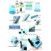 DIY Solar Paddle Boat Scientific Toy Solar Assembly Plastic Ship Puzzle Toy for Teenager Adult Christmas Gift black