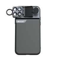 5 in 1 Phone Lens Case Kit 20X Super Macro Lens CPL Fisheye Telephoto Lens for  iPhone 11 Pro Max