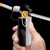 USB Charging Touch Sensing Switch Lighter Windproof Flameless Electronic Cigar Cigarette No gas Electric Lighters blue