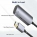 Metal Connector Hdmi-compatible To PD Male To Female One-way Video Cable Silver