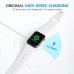 3-in-1 Magnetic Suction Wireless  Charger Usb Male Input Interface For Iwatch Iphone Single wire metal