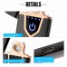 Delicate Ultra Thin USB Rechargable Lighter Flameless Lighter Color ice color