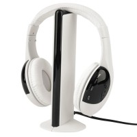 5 in 1 Headset Wireless Headphone White