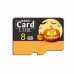 Pumpkin Pattern Micro SD Card 8GB/16GB/32GB/64GB/128GB Mini Flash Memory Storage UHS-1 Class 10 TF Card