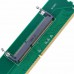 DDR3 Laptop SO-DIMM to Desktop DIMM Memory RAM Connector Adapter  green