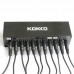 KOKKO Guitar Pedal Power Supply Compact 10ways Safety Voltage Protection US plug