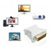 DVI-I 24+5 Pin Dvi To Vga Male To Female Video Converter Adapter For Pc Laptop For Graphics Cards White