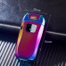 Electric Lighter USB Rechargeable Double Arc Flameless Plasma Windproof No Gas Blue ice
