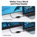 Hdmi-compatible to Vga Adapter (female to Male) with 3.5mm Audio Jack Black