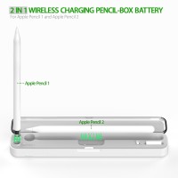 2-in-1 Wireless Charging Case Portable Storage Box Pencil Accessories