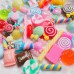 100pcs/Set Artificial Food Lollipop Candy Decor Figurine Toys Dollhouse DIY Phone Case Accessories Fine candy