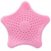 Starfish Shape Silicone Drain Strainer for Kitchen Gadgets Hair Catcher Sky blue