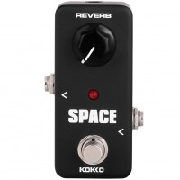 KOKKO FRB-2 Mini Vintage Overdrive Booster SPACE H-Power Tube Reverberation Effect Pedal FRB-2 black