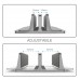 Vertical Laptop Stand Holder Silver