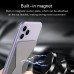Sticky Invisible Mobile Phone Holder Cellphone Stand Foldable Smartphone Desk Mount Magnetic Ring Buckle black
