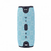 Portable Wireless Bluetooth Speaker Outdoor Power Sound Stereo Audio Box Sports Music Speaker with FM TF  sky blue