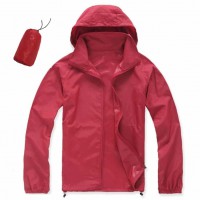 Unisex Quick Dry Hiking Jacket red XL