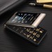 G10-c Dual-display Dual-sim Cellphone 1800mah Flip Mobile Phone Big Voice Loudspeaker Gold