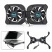 Octopus Portable Folding Radiator Usb Dual Fan Non-slip Protective Pads Practical Laptop Cooling Pad For Notebook Computer black