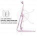 270 Rotatable Foldable Aluminum Alloy Desktop Holder Tablet Stand for Samsung Galaxy Tab Pro S iPad Pro10.5 9.7" 12.9`` iPad Air Surface Pro 4 Kiosk POS Stand Pink
