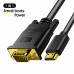 Hd 1080p High-speed Hdmi Male To Vga Male Cable Converter Adapter One-way
