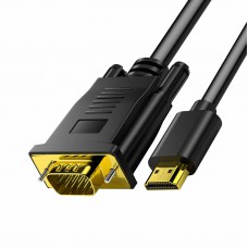 Hd 1080p High-speed Hdmi Male To Vga Male Cable Converter Adapter One-way