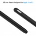 Silicone Case For Apple Pencil 2 Cradle Stand Holder For iPad Pro Stylus Pen Protective Cover blue
