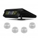 T680 Wireless Tire Pressure Sensor Monitoring System USB Solar Power Car Security Alarm Tyre Pressure Monitor black_External